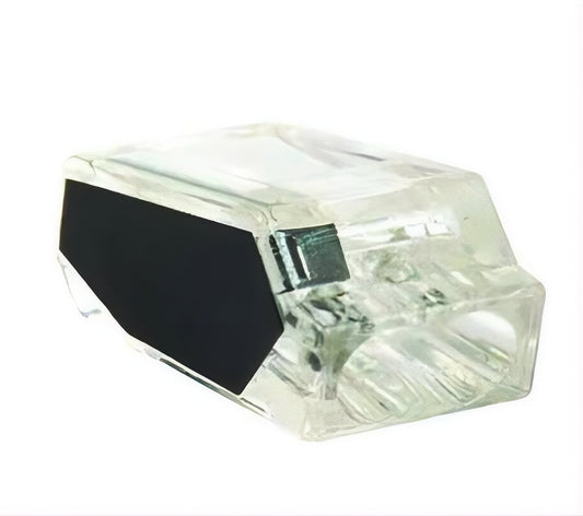 TRANSPARENT 2-napainen 2,5 mm² liitin
