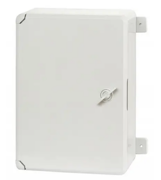 Kytkentäkaappi muovinen harmaa ovi 200x300x130mm IP65 PP3001 (P-BOX 2030)