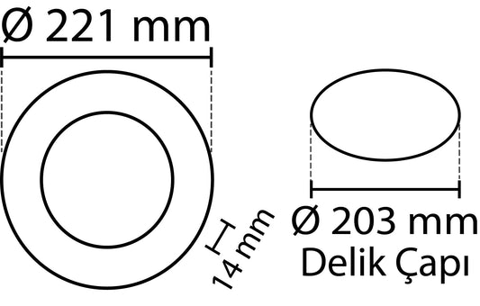2 kpl - SLIM LED-paneeli valkoinen / 4000K 18W / 1620Lm pyöreä upotettu pyöreä (virtalähde sisältyy) 4000K YL10-1807
