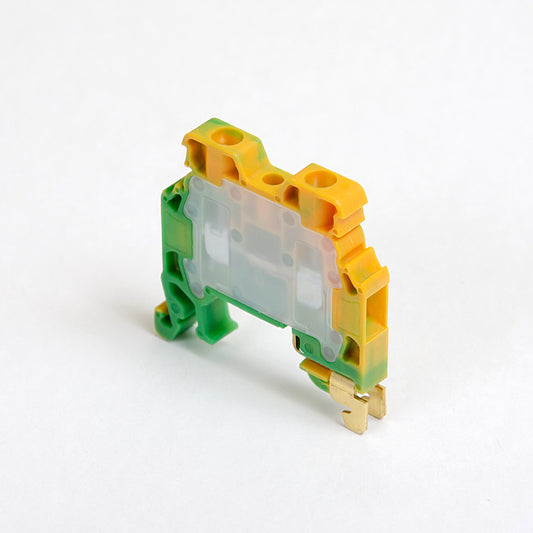 ONKA 2.5mm2 PE Screw rail terminal DIN rail terminal 2-wire gray, 1010219