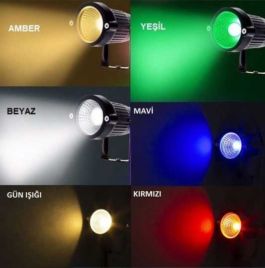 NOAS kylmä valkoinen puutarha lamppu valonheitin upotettu valot maahan LED post 5W 450Lm 6500K YL74-0501 YL74-0501