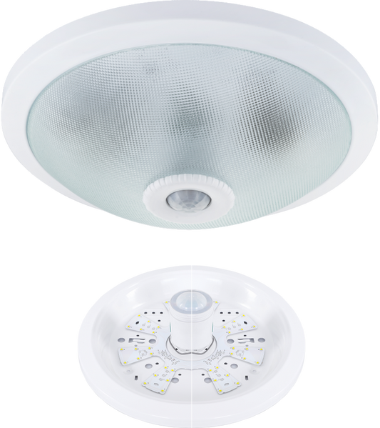 LED Plafoniera 18W with PIR motion sensor Round lamp with IR sensor