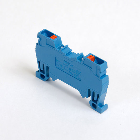 ONKA 2.5mm2 spring rail connector DIN rail connector 2-wire gray, 1020016
