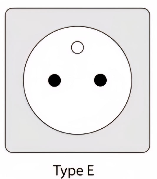 4x rubber socket "rubber" orange, hermetic cover IP44 250V, 16A, 2P+Z, French type E, 4KMP-EO, Bylion