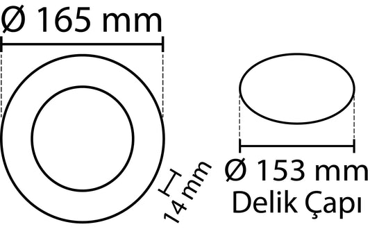 2 kpl SLIM LED-paneeli kylmä valkoinen /6500K 12W / 1080Lm pyöreä upotettu pyöreä (virtalähde sisältyy) 6500K YL10-1200