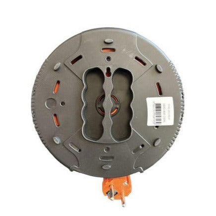 Kompakti kasettirullan jatkojohto, 5m kaapeli, 4 pistorasiaa IP20 + USB + lämpösulake + lapsisulake, 3x1mm2, SCHUKO-tyyppinen maadoitus , PHE-05310-F-USB