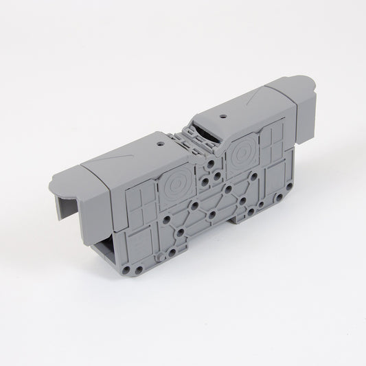 ONKA 70mm2 M8 screw rail connector DIN rail connector, with protective cover, gray, 1030045