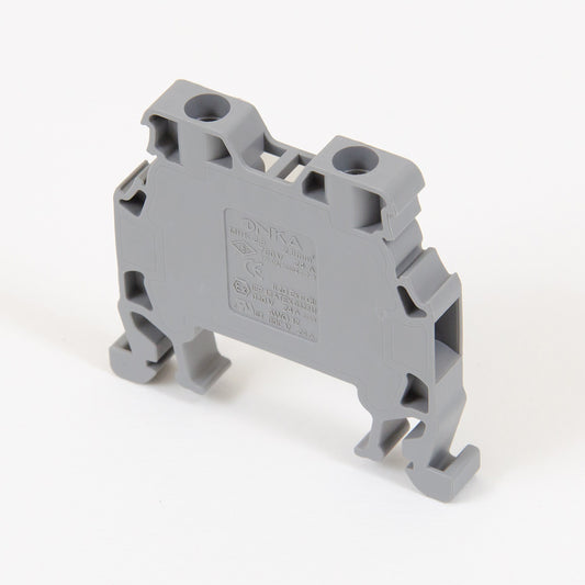 ONKA 2.5mm2 Screw rail terminal DIN rail terminal 2-wire gray, 1010012