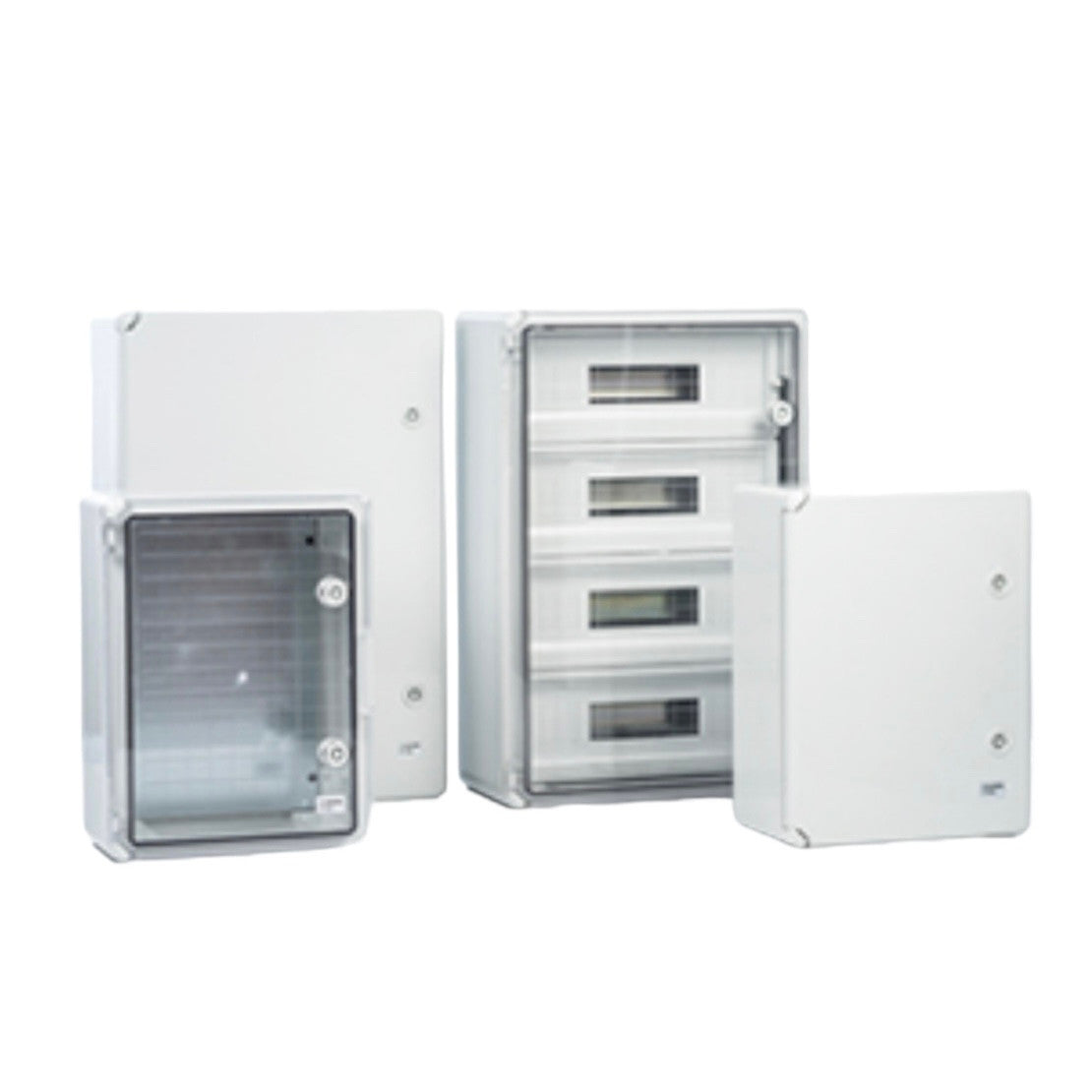 Tyhjät muoviset jakelukaapit