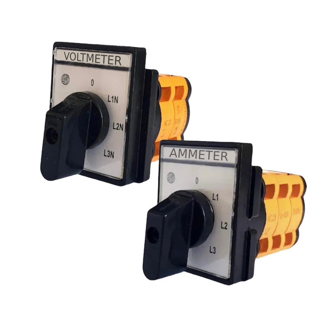 Ammeter and voltmeter switches