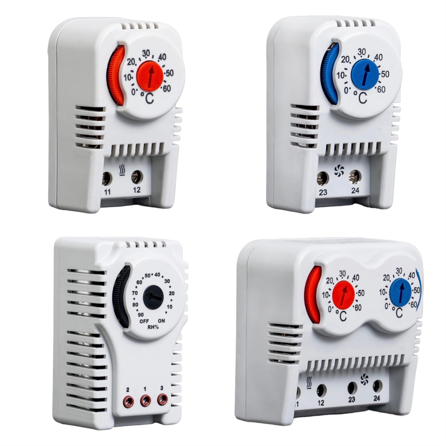 Thermostats and hygrometers