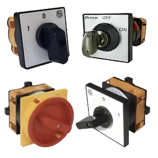 Single-pole ON-OFF (0-1) switches