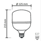 NOAS 50W (350W) LED lamp TORCH type, cold white / 6500K, 4290 Lm, YL95-5001