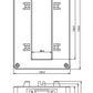 ONKA Current Transformer - CURRENT RECTIFIER 3200/5A, 125MM, CLASS 0.5S, 30VA (DK12532005312 / 80011782)