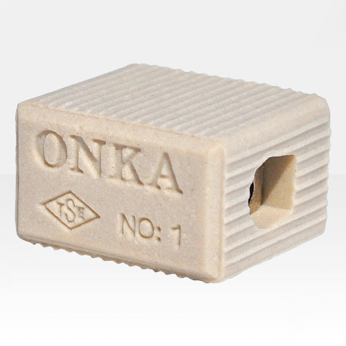 ONKA 4-6mm2 1POLI Steatiitti / Keraaminen / Posliiniliitin - POSLIINI TERMINAALISALPA, 1070010