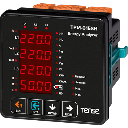 3-phase network parameter analyzer