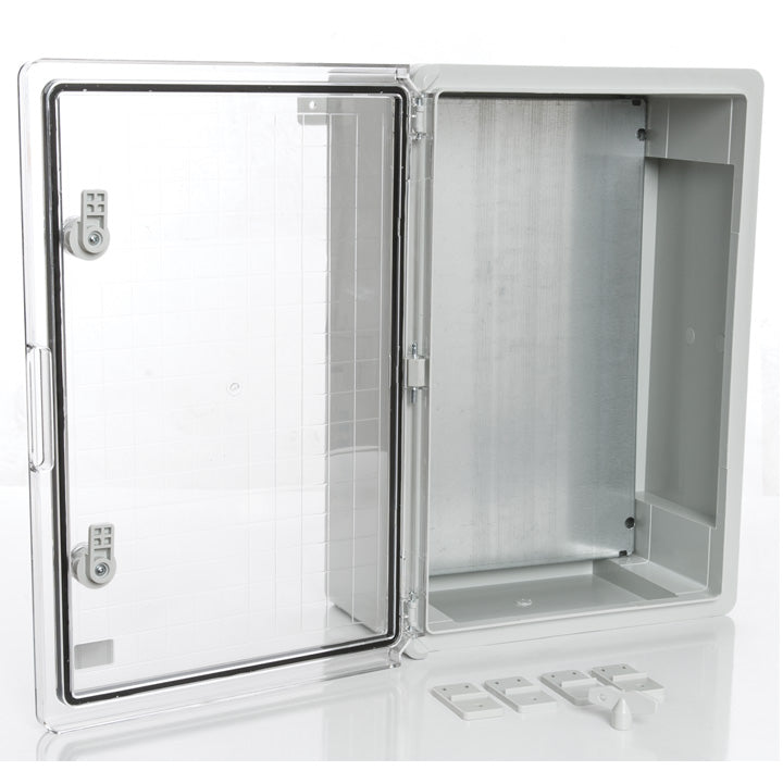 Kytkintaulun muovinen läpinäkyvä ovi 350x500x190mm IP65 PP3016 PP3016
