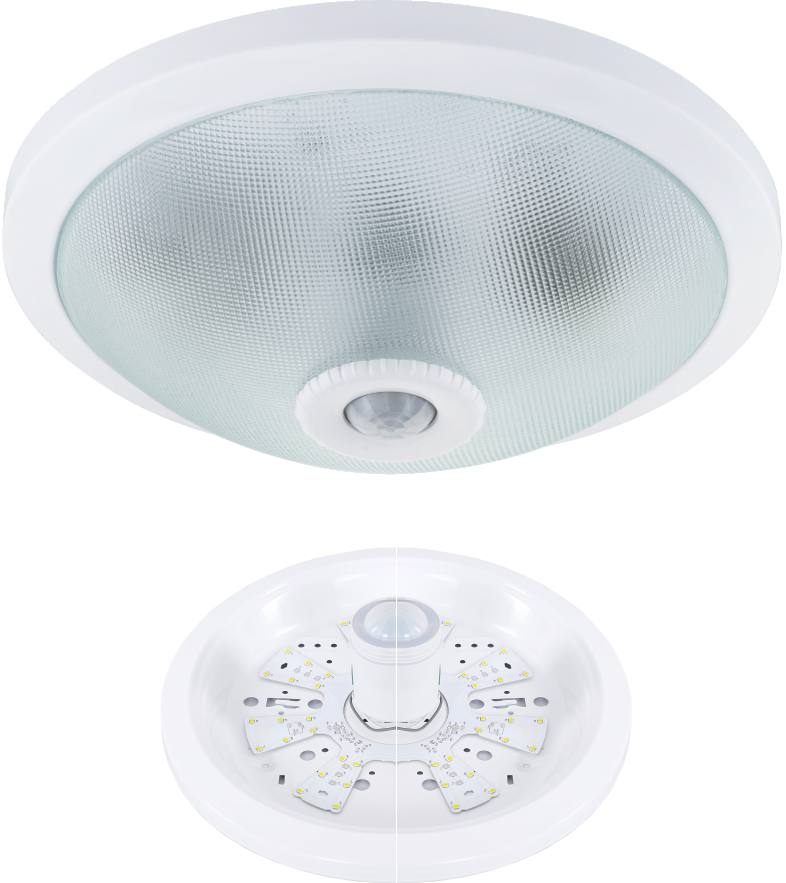 LED Plafoniera 18W with PIR motion sensor Round lamp with IR sensor