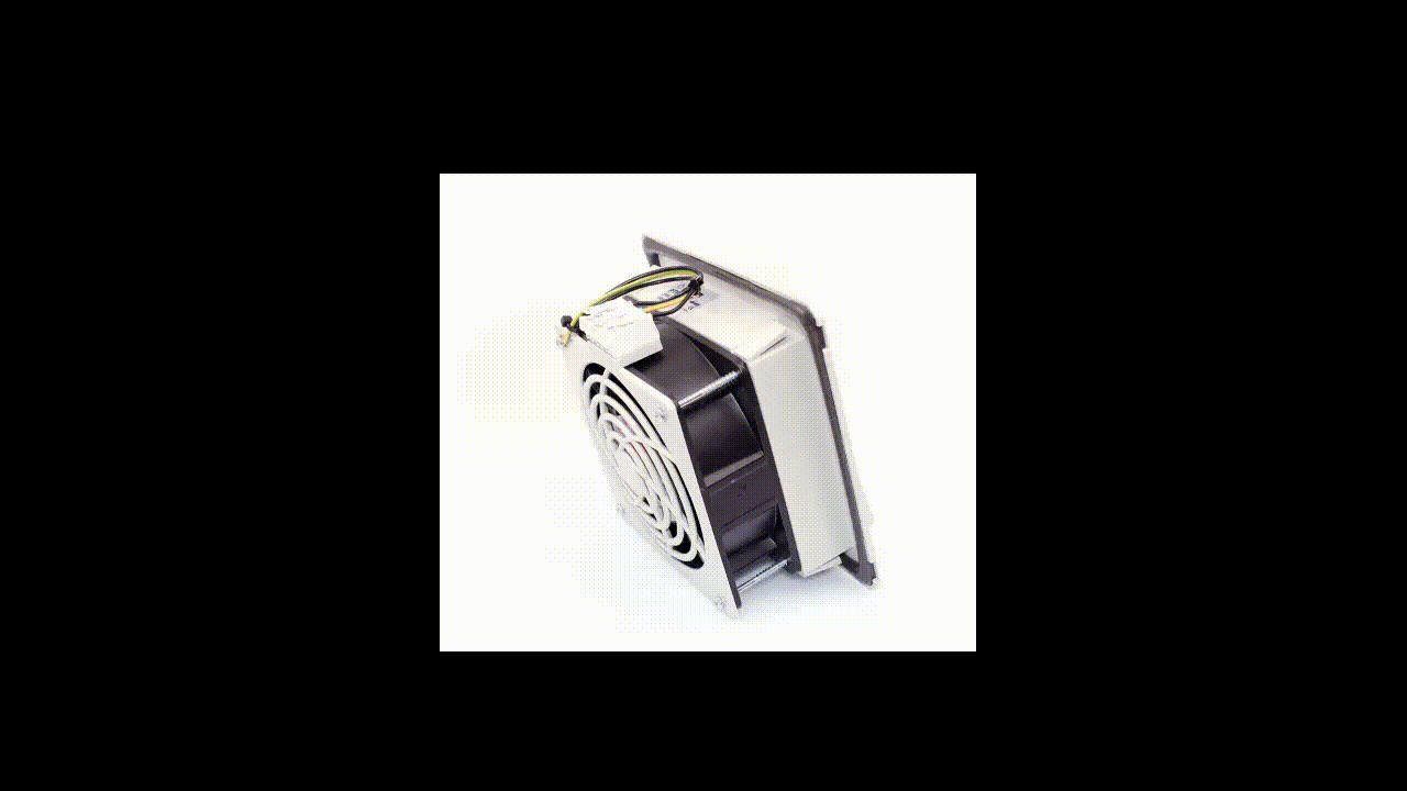 Puhallin suodattimella + puristin, 100 (140) m3/h 160x160, 230V 50/60Hz IP54 PTF1500T Plastim