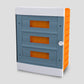 ARS Modular switch cabinet 36 MOD (36 fuses), plastic flush-mounted switch cabinet, transparent door IP40, 347415