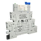Separate auxiliary relay Relay module - socket + relay for din rail, 6 A, NO+NC
