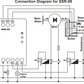 Liquid level relay for steam boilers