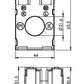 ONKA Current Transformer - CURRENT RECTIFIER 125/5A, 44/20 (31), CLASS 1, 2.5VA (CK201255103 / 80010993)