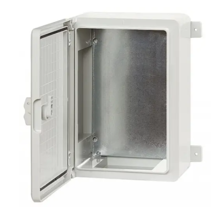 Kytkentäkaappi muovinen harmaa ovi 200x300x130mm IP65 PP3001 (P-BOX 2030)