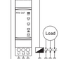 Three-phase monitoring/protection relay for phase failure/asymmetry/overvoltage monitoring.