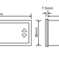 Digital temperature and humidity control relay for panel mounting, ON - OFF