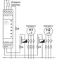 Hydrophore sequence relay with timer