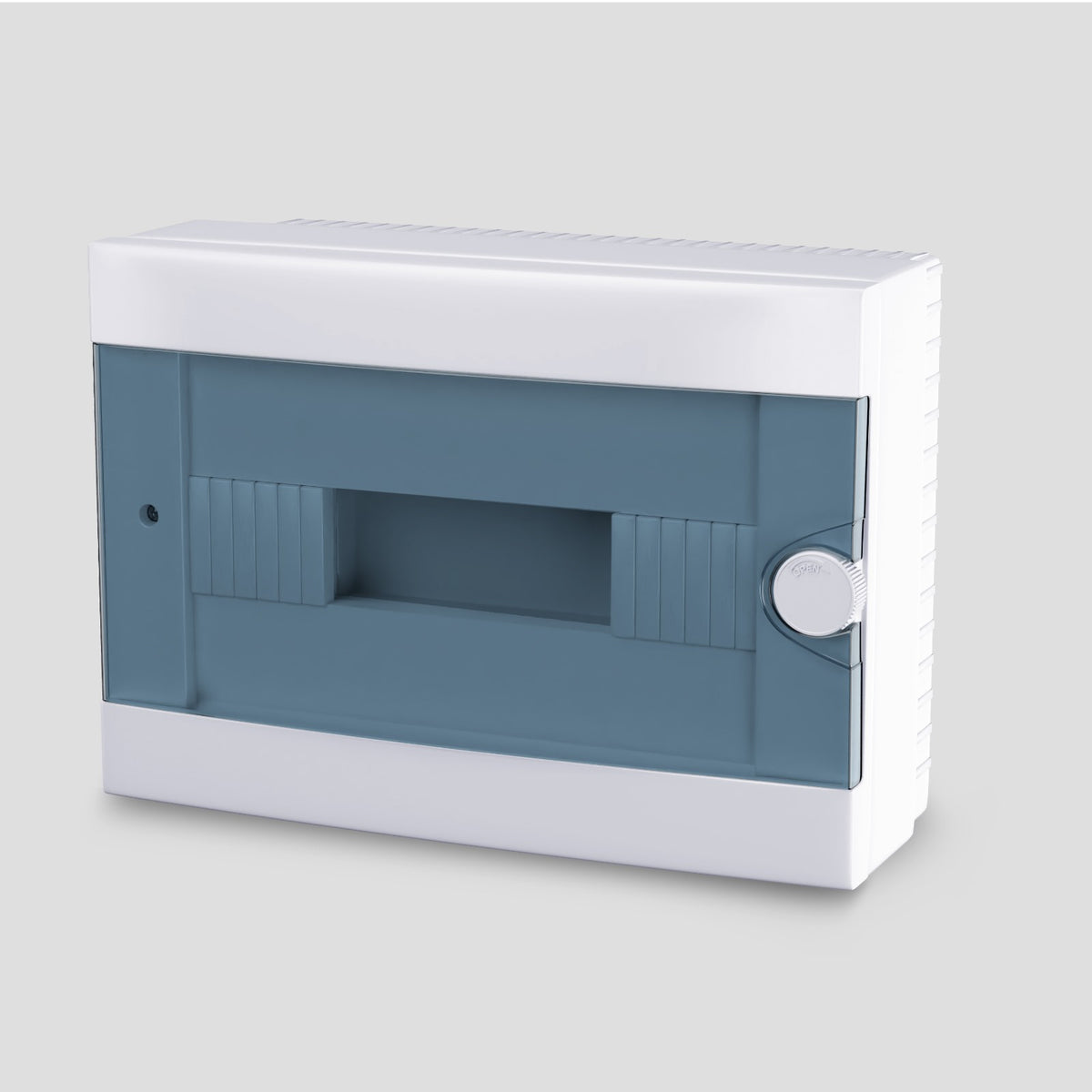 ARS Modular switch cabinet 12 MOD (12 fuses), surface-mounted switch cabinet, plastic, transparent door IP40, 341218