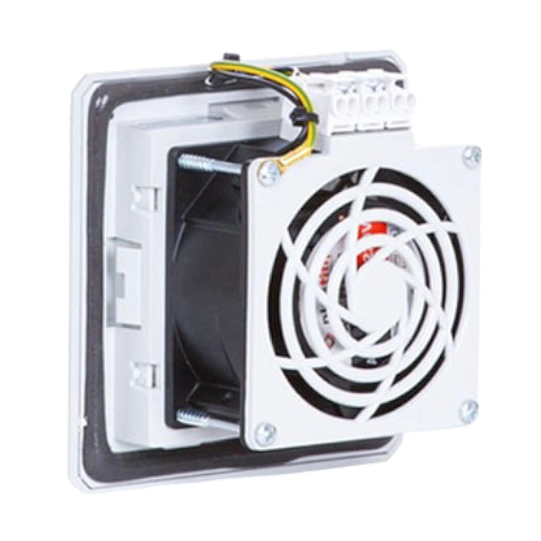 Puhallin suodattimella + pesuripuristin, 30 (41) m3/h, 120x120, 230V 50/60Hz IP54 PTF1000T Plastim