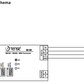 Modbus interface converter RS485-RS232 to PC via USB.