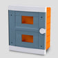 ARS modular switch cabinet 16 MOD (16 fuses), plastic flush-mounted switch cabinet, transparent door IP40, 341206