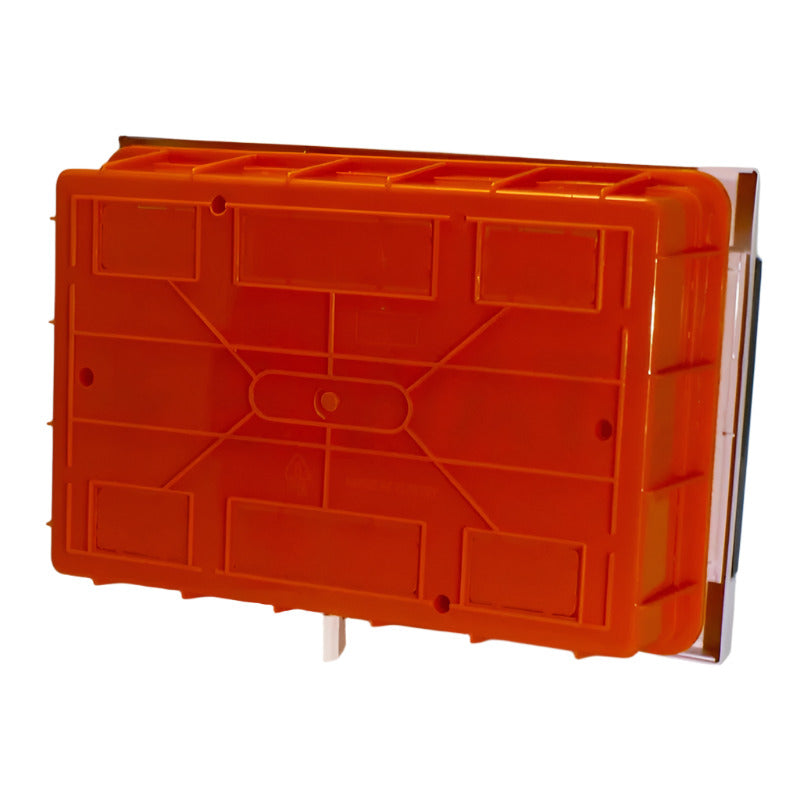 ARS modular switch cabinet 12 MOD (12 fuses), plastic flush-mounted switch cabinet, transparent door IP40, 341219