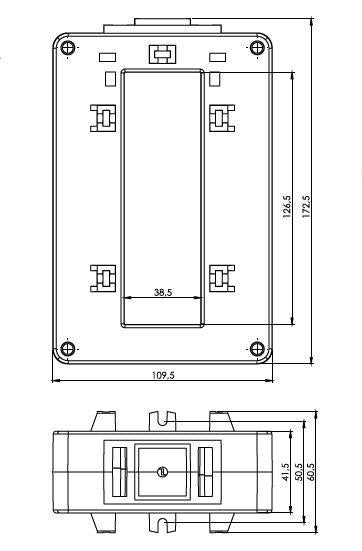 ONKA Virtamuuntaja - VIRTamuuntaja 4000/5A, 125MM, LUOKKA 0.5S, 30VA (DK12540005312 / 80011783)
