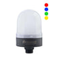 RGB LED-majakka äänimerkillä, 12-24 V/DC, ø70mm