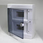 ARS Modular switch cabinet 16 MOD (16 fuses), surface-mounted switch cabinet, plastic, transparent door IP40, 341205