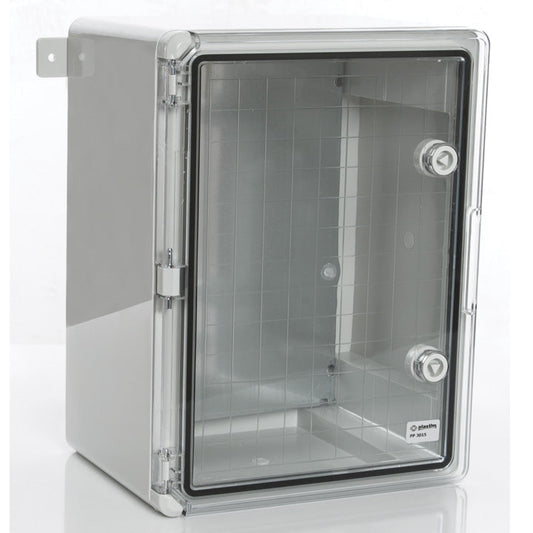 Plastic transparent control cabinet door 300x400x220mm IP65 PP3015 PP3015