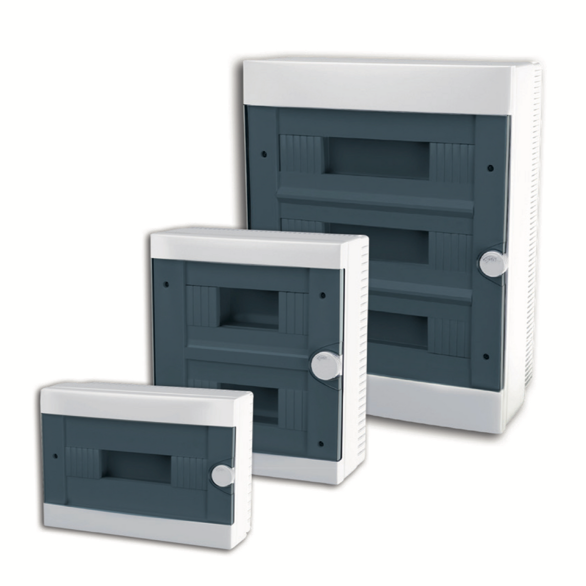 ARS Modular switch cabinet 36 MOD (36 fuses), surface-mounted switch cabinet, plastic, transparent door IP40, 347414