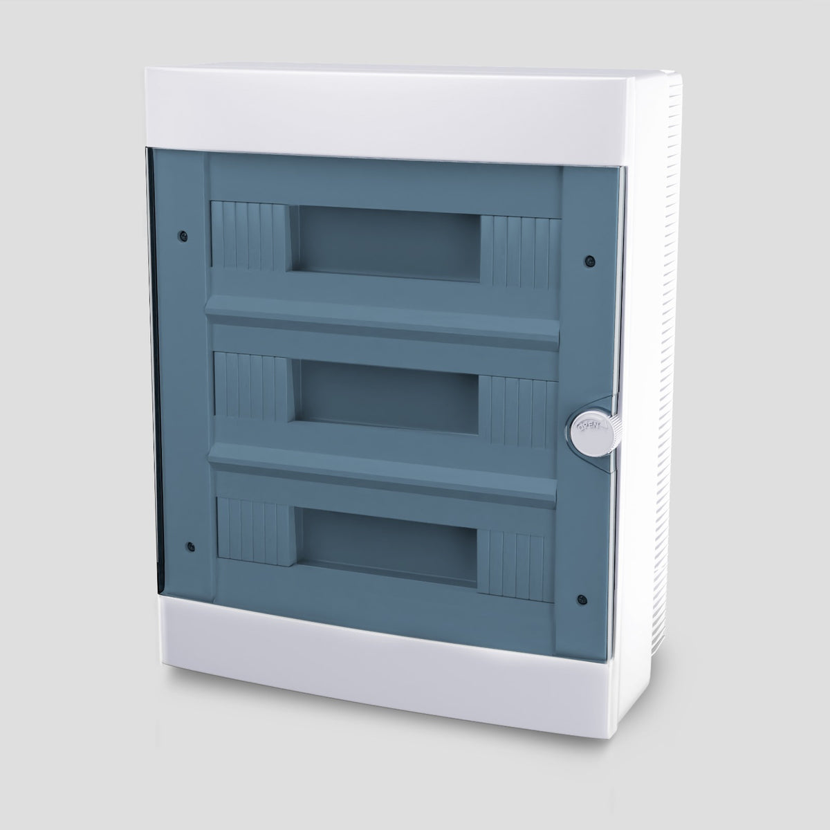 ARS Modular switch cabinet 36 MOD (36 fuses), surface-mounted switch cabinet, plastic, transparent door IP40, 347414