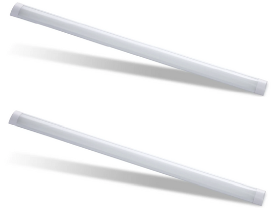 2kpl - 120 cm LED-paneeli 40W IP20 Kylmä valkoinen / 6500K valaisin 3600Lm YL98-1200