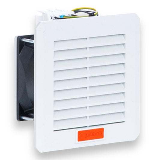 Puhallin suodattimella + pesuripuristin, 30 (41) m3/h, 120x120, 230V 50/60Hz IP54 PTF1000T Plastim
