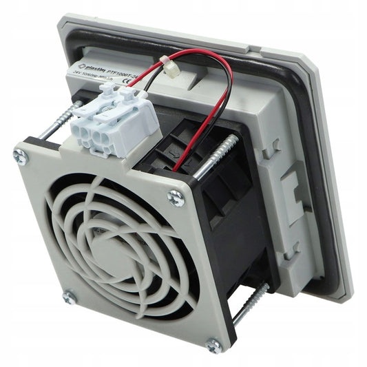 Puhallin suodattimella + pesuripuristin, 30 (41) m3/h, 120x120, 230V 50/60Hz IP54 PTF1000T Plastim