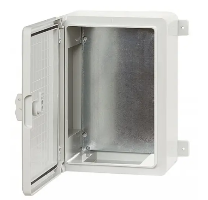 Muovinen jakaja harmaat ovet 250x350x150mm IP65 PP3002 (P-BOX 2535)